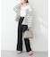 【natural couture】ＷＺＩＰニットジャケット