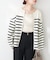【natural couture】ＷＺＩＰニットジャケット