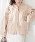 【natural couture】ＷＺＩＰニットジャケット