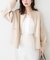 【natural couture】ＷＺＩＰニットジャケット