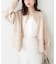 【natural couture】ＷＺＩＰニットジャケット