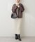 【natural couture】ＷＺＩＰニットジャケット