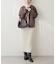 【natural couture】ＷＺＩＰニットジャケット