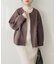 【natural couture】ＷＺＩＰニットジャケット