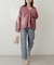 【natural couture】ＷＺＩＰニットジャケット