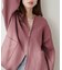 【natural couture】ＷＺＩＰニットジャケット