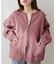 【natural couture】ＷＺＩＰニットジャケット