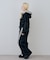 【ANOTHER BRANCH】裏起毛ライン入りラメパンツ