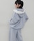 【continuer】ラインストーンBigフェイクファーパーカー
