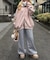 【continuer】ラインストーンBigフェイクファーパーカー