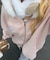 【continuer】ラインストーンBigフェイクファーパーカー