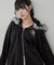 【continuer】ラインストーンBigフェイクファーパーカー