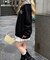 【continuer】ラインストーンBigフェイクファーパーカー