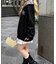 【continuer】ラインストーンBigフェイクファーパーカー