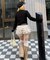 【continuer】ナポレオン風WZIPニット