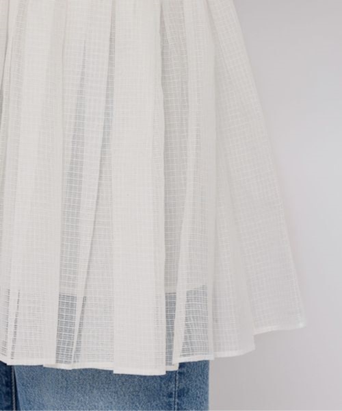 babylone オーガンジーチェックキャミ　新品タグ付き オーガンジーチェックキャミ｜ﾊﾞﾋﾞﾛﾝｽﾄｯｸのアウトレット通販