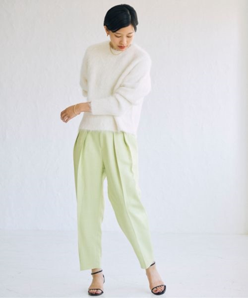 【美品】バビロン 24SS オックスホルタータックパンツ オールインワン F 美品】バビロン 24SS オックスホルタータックパンツ