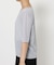 五分袖シアーTシャツ