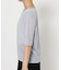五分袖シアーTシャツ