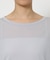 五分袖シアーTシャツ