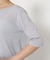 五分袖シアーTシャツ