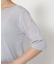五分袖シアーTシャツ
