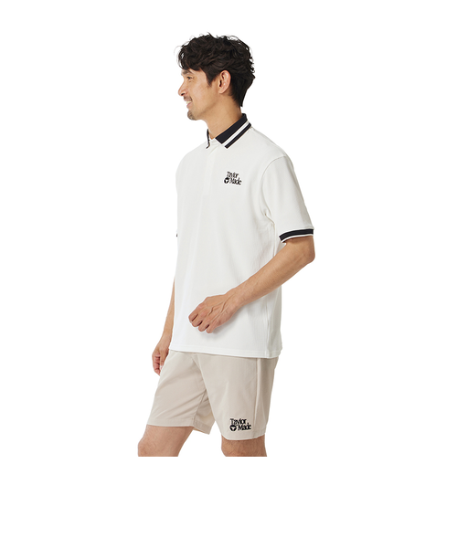 新品〈TaylorMade〉メンズ　HTラインドメッシュ　半袖ポロ　サイズXO 新品〈TaylorMade〉メンズ HTラインドメッシュ 半袖ポロ サイズ