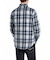 インディゴチェック コットンシャツ