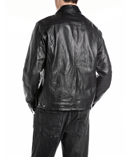 WAXラムレザージャケット｜リプレイのアウトレット通販｜三井