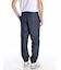 コットンリネンデニムパンツ<br>リラックステーパードフィット