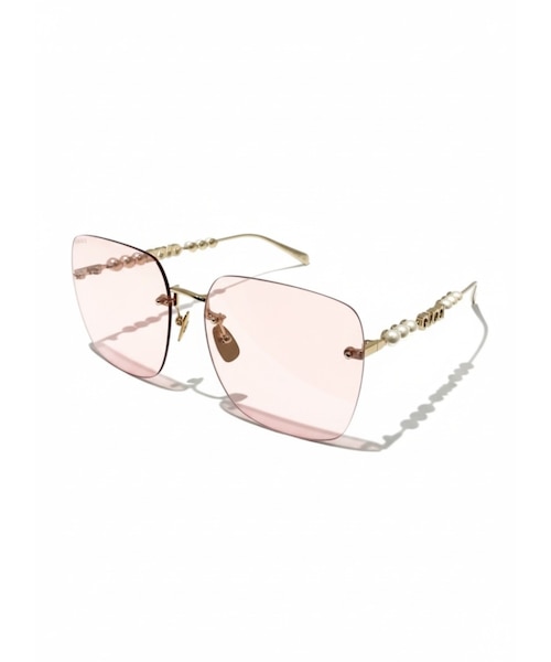 GUCCI スクエア メタルフレーム サングラス スクエア メタル サングラス ・ブラウン シェード レンズ | GUCCI公式