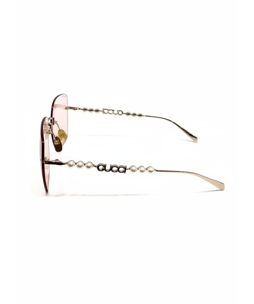 【美品】GUCCI グッチ リムレス型 サングラス　GGロゴ　スクエア GUCCI グッチサングラス GG1923SA 004 スクエアシェイプ リムレス