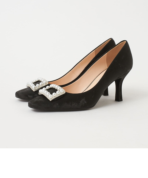 パールバックルが印象的☆エレガント美脚パンプス｜ダイアナの