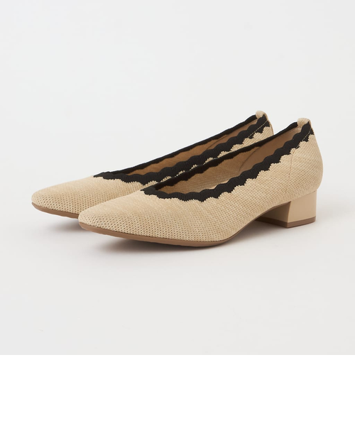 CUMUU_DIANA★新品 未使用 フラワーカットがかわいい♪ニットパンプス フラワーカットがかわいい♪ニットパンプス｜ダイアナの