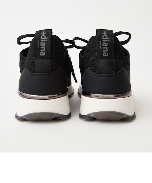 【新品】DIANA パール飾り きれいめニットスニーカー diana スニーカー 「軽量」パールデザイン ニットスニーカー