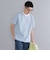 *SHIPS: 〈接触冷感〉 アイスタッチ プレーティングジャージー ソリッド / ボーダー クルーネック Tシャツ