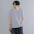 *SHIPS: 〈接触冷感〉 アイスタッチ プレーティングジャージー ソリッド / ボーダー クルーネック Tシャツ