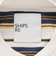 RE...SHIPS: USコットン サーフ ボーダー Tシャツ