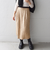 SHIPS any:〈ウォッシャブル〉トーナルカラー フラワー ストレート スカート