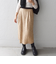 SHIPS any:〈ウォッシャブル〉トーナルカラー フラワー ストレート スカート