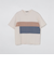 SHIPS: カラー ブロック パネル クルーネック Tシャツ
