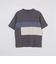 SHIPS: カラー ブロック パネル クルーネック Tシャツ