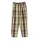 〈手洗い可能〉先染め チェック タイプライター パンツ◇