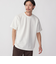SHIPS: ダブルジャカード ピケ クルーネック Tシャツ