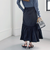 quaranciel:〈洗濯機可能〉ソリッド タフタ スカート