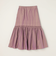 quaranciel:〈洗濯機可能〉ソリッド タフタ スカート