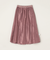 quaranciel:〈洗濯機可能〉ソリッド タフタ スカート