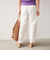 〈手洗い可能〉綿 ナイロン 裾 ドロスト パンツ◇