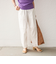〈手洗い可能〉綿 ナイロン 裾 ドロスト パンツ◇