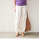 〈手洗い可能〉綿 ナイロン 裾 ドロスト パンツ◇